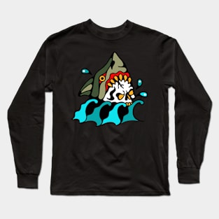 Shark and skull Long Sleeve T-Shirt